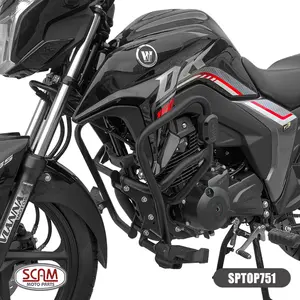 Imagem 2 de Protetor de Motor Carenagem Scam Haojue DK160 (apartir de 2023) Preto - SPTOP751