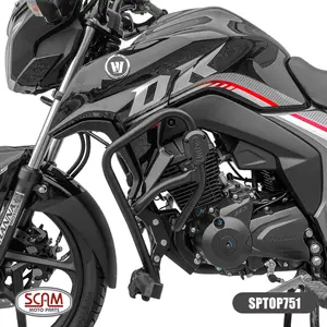 Imagem 3 de Protetor de Motor Carenagem Scam Haojue DK160 (apartir de 2023) Preto - SPTOP751