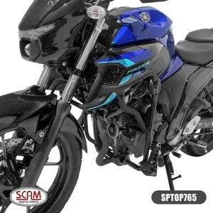 Imagem 2 de Protetor de Motor Carenagem Scam Yamaha Fazer 250 (apartir de 2018) Preto - SPTOP765