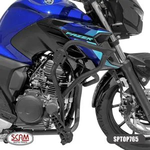 Imagem 3 de Protetor de Motor Carenagem Scam Yamaha Fazer 250 (apartir de 2018) Preto - SPTOP765