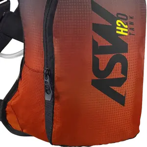 Imagem 3 de Mochila de Hidratação ASW Tank 3 Litros - Cinza/Laranja