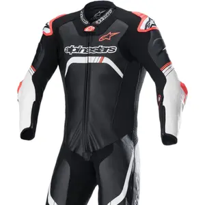 Imagem 3 de Macacão Alpinestars GP Tech V4 1 Peça - Preto/Branco