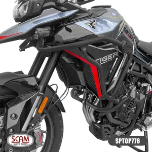 Imagem 3 de Protetor de Motor Carenagem Scam Triumph Tiger 900 (apartir de 2020) Preto - SPTOP776