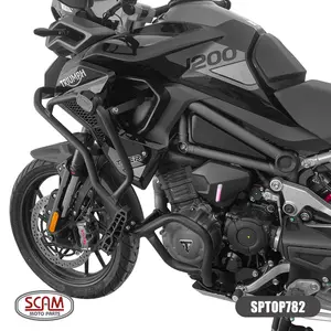 Imagem 2 de Protetor de Motor Carenagem Scam Triumph Speed 400/Scrambler 400 (apartir de 2024) Preto - SPTOP785