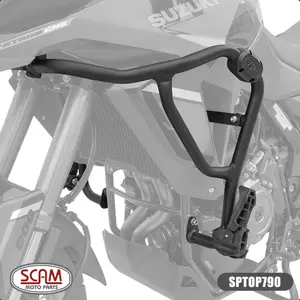 Protetor de Motor Carenagem Scam Suzuki V-Strom 800 (apartir de 2024) Preto - SPTOP790