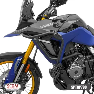 Imagem 3 de Protetor de Motor Carenagem Scam Suzuki V-Strom 800 (apartir de 2024) Preto - SPTOP790