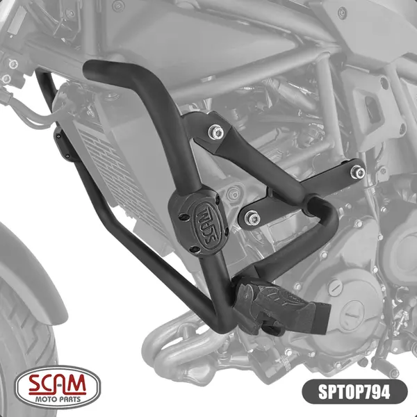 Imagem 1 de Protetor de Motor Carenagem Scam Kawasaki Eliminator 500 (apartir de 2024) Preto - SPTOP794