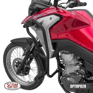 Imagem 2 de Protetor de Motor Carenagem Scam Honda XRE 190 (apartir de 2025) Preto - SPTOP828