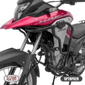 Imagem 3 de Protetor de Motor Carenagem Scam Honda XRE 190 (apartir de 2025) Preto - SPTOP828