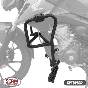 Protetor de Motor Carenagem Scam Honda CG160 (apartir de 2025) Preto - SPTOP832