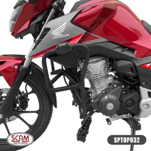 Imagem 3 de Protetor de Motor Carenagem Scam Honda CG160 (apartir de 2025) Preto - SPTOP832