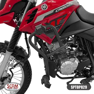 Imagem 2 de Protetor de Motor Carenagem Scam Yamaha Crosser 150 (apartir de 2014) Preto - SPTOP829