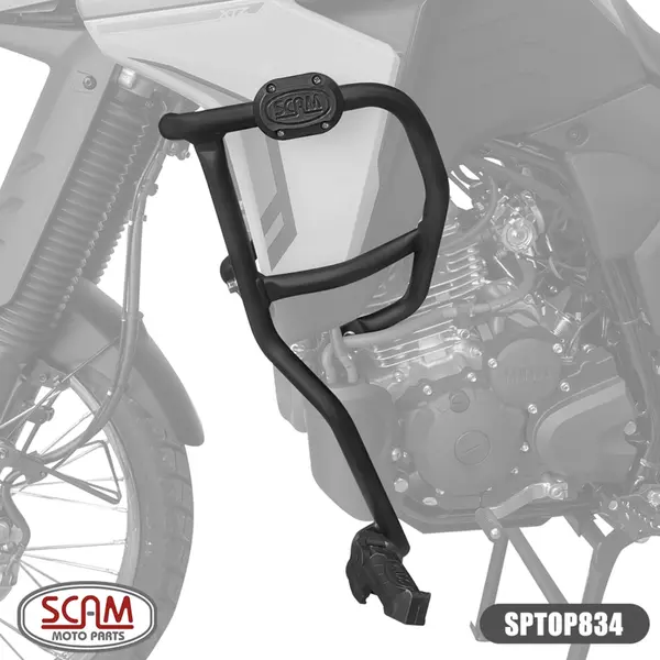 Imagem 1 de Protetor de Motor Carenagem Scam Yamaha Lander 250 (apartir de 2025) Preto - SPTOP834