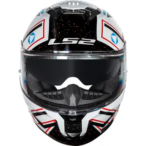 Imagem 5 de Capacete LS2 Stream 2 Maze - Branco/Preto