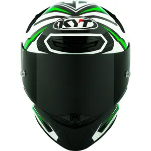 Imagem 4 de Capacete KYT TT Revo Alex Lowes 2024 - Preto/Branco/Verde