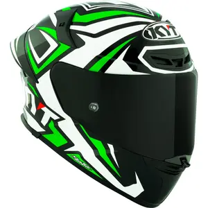 Imagem 3 de Capacete KYT TT Revo Alex Lowes 2024 - Preto/Branco/Verde