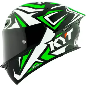 Imagem 1 de Capacete KYT TT Revo Alex Lowes 2024 - Preto/Branco/Verde