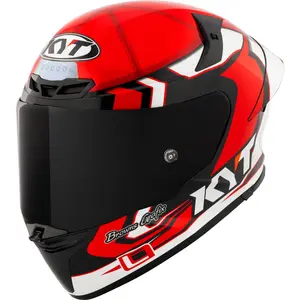 Imagem 2 de Capacete KYT TT Revo Bayliss - Preto/Branco/Vermelho