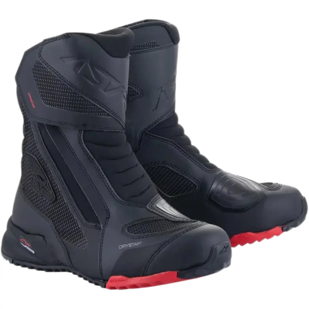 Bota Alpinestars RT 7 Drystar - Preto/Vermelho - Grid Motors