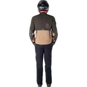 Imagem 9 de Jaqueta Alpinestars AMT 8 Drystar XF - Marrom Escuro/Caqui