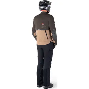Imagem 10 de Jaqueta Alpinestars AMT 8 Drystar XF - Marrom Escuro/Caqui