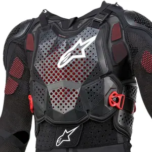 Imagem 3 de Jaqueta Colete Alpinestars Bionic Tech V3 - Preto/Branco/Vermelho