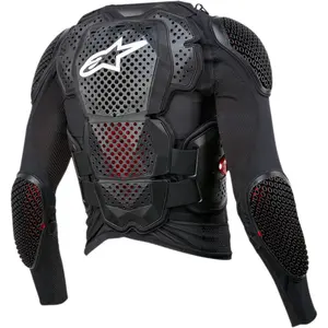 Imagem 2 de Jaqueta Colete Alpinestars Bionic Tech V3 - Preto/Branco/Vermelho