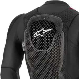 Imagem 4 de Jaqueta Colete Alpinestars Bionic Pro V3 Plasma - Preto/Branco/Vermelho