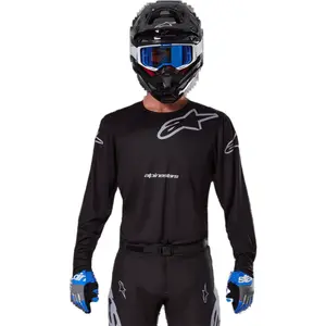 Imagem 4 de Camisa Alpinestars Racer Graphite 25 - Preto