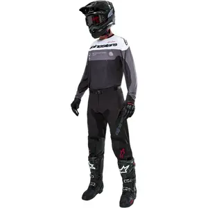 Imagem 5 de Calça Alpinestars Pro Dura - Preto Magneto/Branco