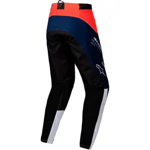 Imagem 2 de Calça Alpinestars Pro Dura - Azul/Laranja Hot/Branco