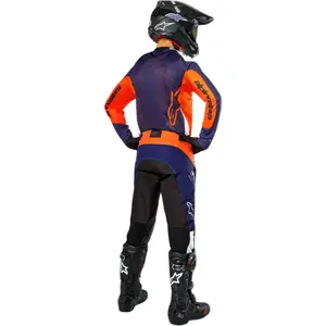 Imagem 5 de Calça Alpinestars Pro Dura - Azul/Laranja Hot/Branco