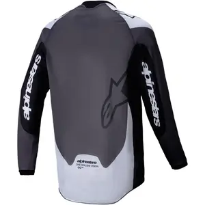 Imagem 2 de Camisa Alpinestars Pro Dura - Preto Magneto/Branco