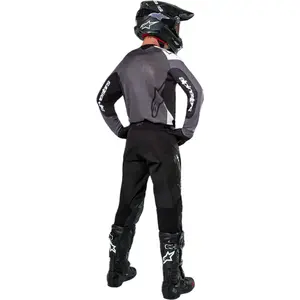 Imagem 5 de Camisa Alpinestars Pro Dura - Preto Magneto/Branco