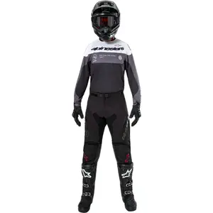 Imagem 7 de Camisa Alpinestars Pro Dura - Preto Magneto/Branco