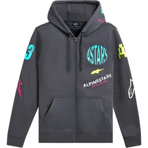 Moletom Alpinestars Variegate Hoodie - Cinza Metal