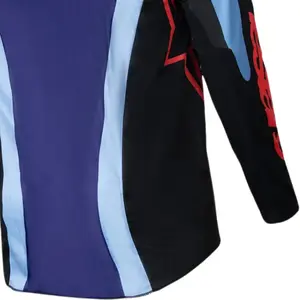 Imagem 6 de Camisa Alpinestars Racer Ocuri 25 - Azul/Preto/Laranja Fluor