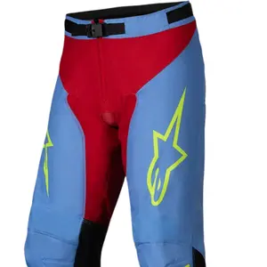 Imagem 3 de Calça Alpinestars Racer Ocuri 25 - Azul/Vermelho/Amarelo Fluor