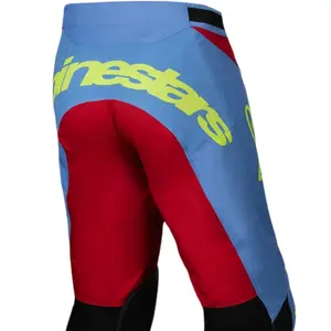 Imagem 5 de Calça Alpinestars Racer Ocuri 25 - Azul/Vermelho/Amarelo Fluor