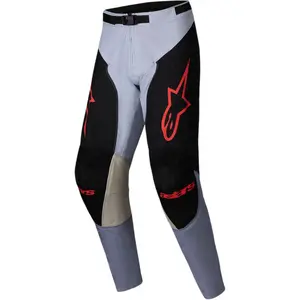 Imagem 1 de Calça Alpinestars Racer Ocuri 25 - Cinza/Preto/Laranja Fluor