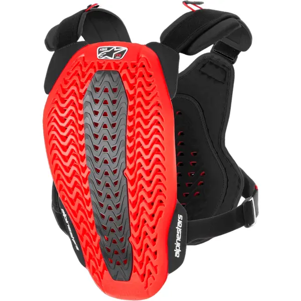 Colete Alpinestars A5 Plasma Chest Protector - Preto/Vermelho