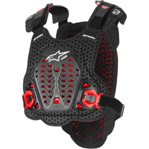 Colete Alpinestars A5 Plasma Chest Protector - Preto/Vermelho/Branco
