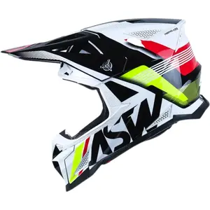 Imagem 2 de Capacete ASW R1 Mips Neo - Branco/Preto/Vermelho