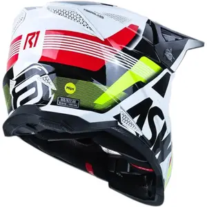Imagem 5 de Capacete ASW R1 Mips Neo - Branco/Preto/Vermelho