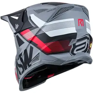 Imagem 3 de Capacete ASW R1 Mips Neo - Cinza Chumbo/Preto/Vermelho
