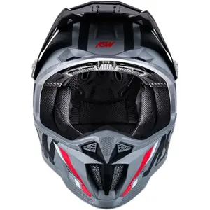 Imagem 5 de Capacete ASW R1 Mips Neo - Cinza Chumbo/Preto/Vermelho