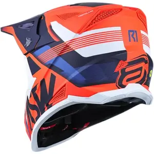 Imagem 4 de Capacete ASW R1 Mips Neo - Laranja Fluor/Branco/Azul