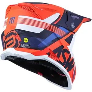 Imagem 5 de Capacete ASW R1 Mips Neo - Laranja Fluor/Branco/Azul