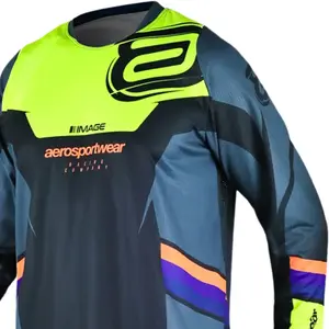 Imagem 3 de Camisa ASW Image Sync 25 - Cinza Chumbo/Preto/Amarelo Fluor