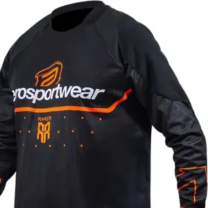 Imagem 3 de Camisa ASW Ranger 24 - Preto/Laranja Fluor